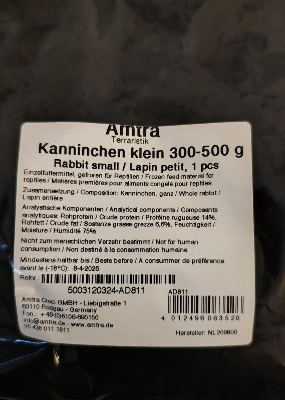 Kaninchen, klein 300-500g Einzeln